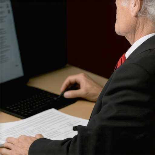 Family lawyer working with case management software and legal documents