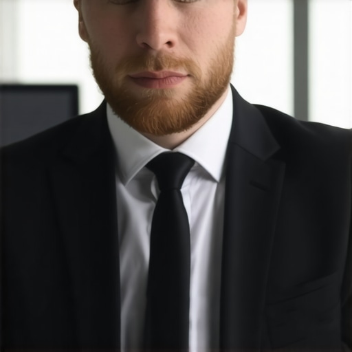 Lawyer using digital tools for case management in a modern office