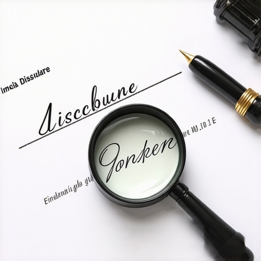 How to spot a forged signature on financial disclosure forms
