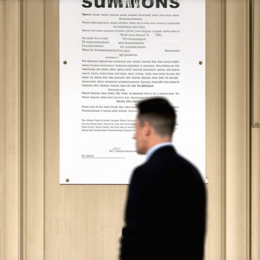 The risk of ignoring a summons even if the facts are wrong