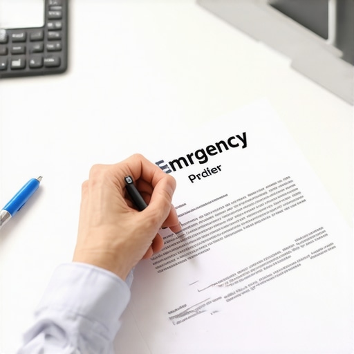 The specific way to file for an emergency protective order