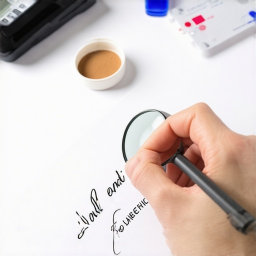 How to prove a signature was forged on a loan document