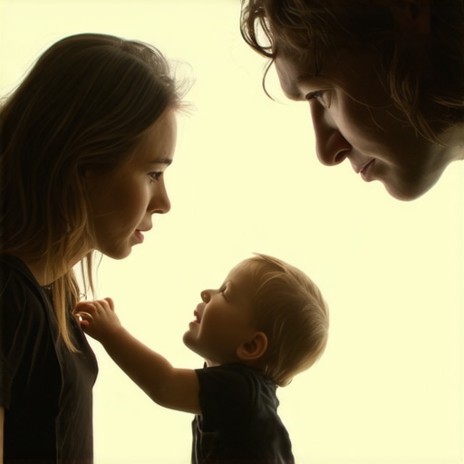 The risk of using your child as a messenger during a split