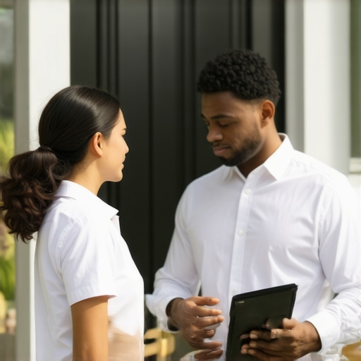 The specific way to handle a process server at your home